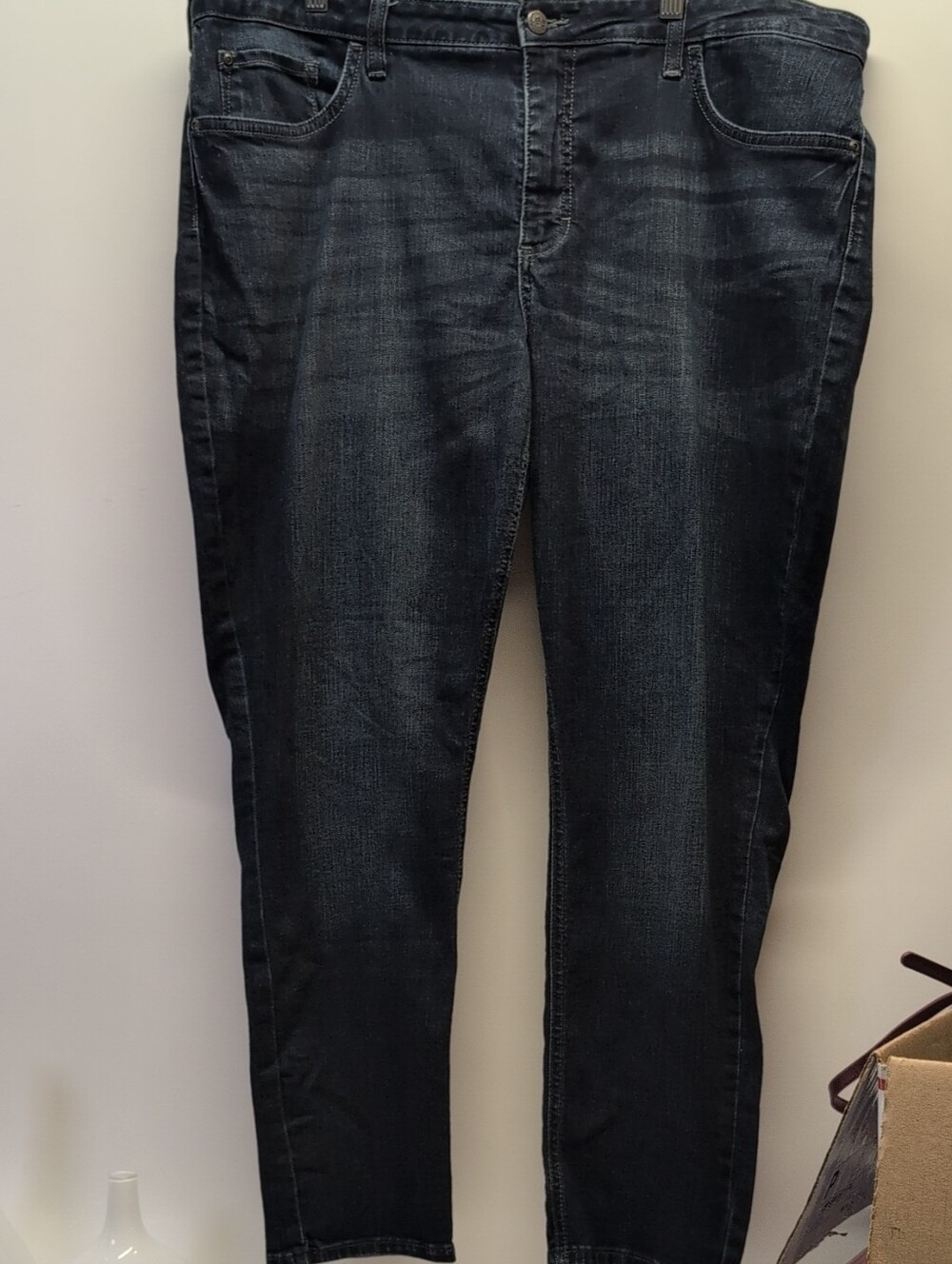 Women’s Dark Wash Stretch Jeans - Midrise Skinny Fit